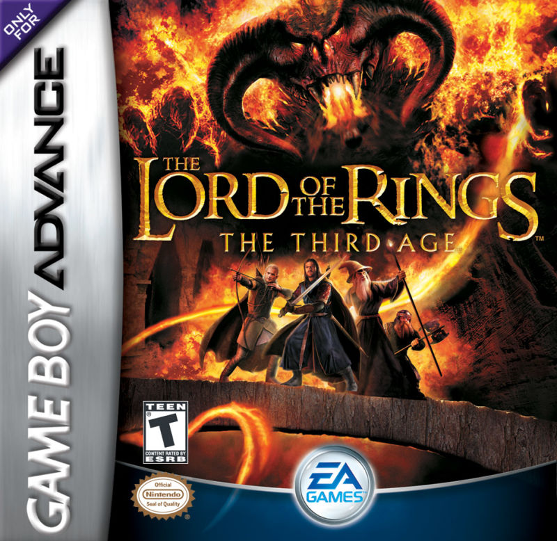 Front cover of The Lord of the Rings: The Third Age for Game Boy Advance
