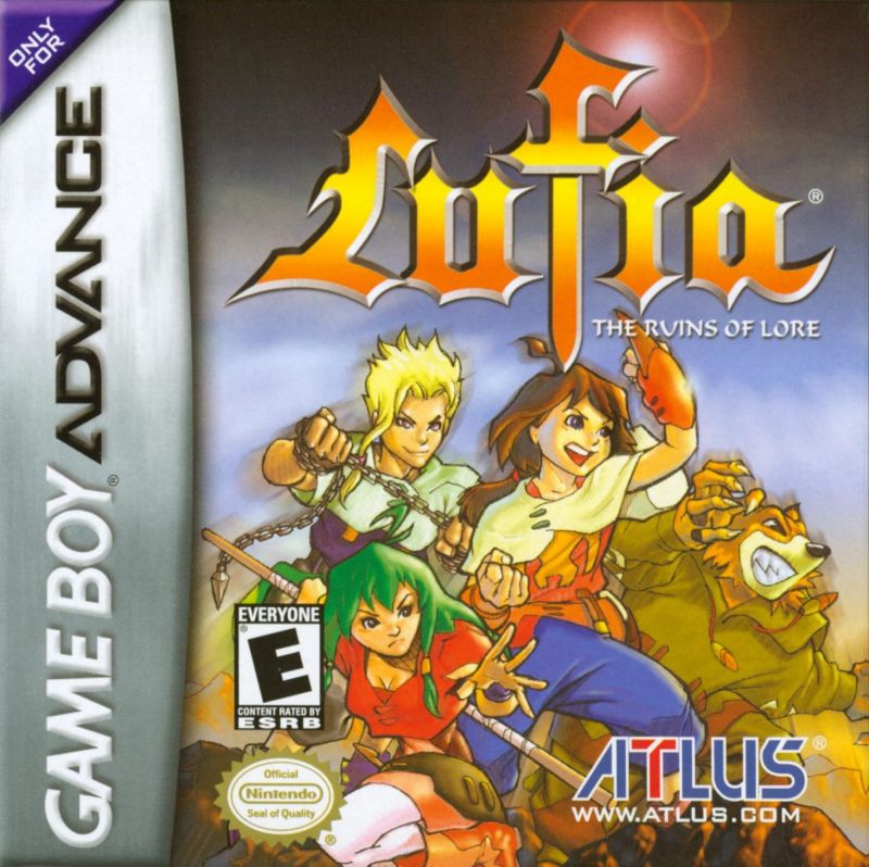 Front cover of Lufia: The Ruins of Lore for Game Boy Advance