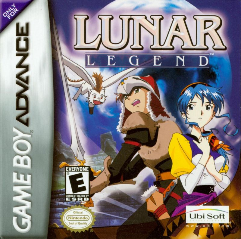 Front cover of Lunar: Legend for Game Boy Advance