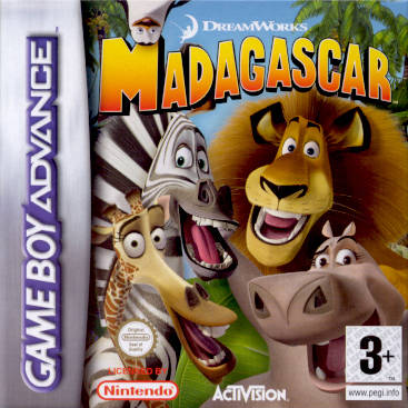 Front cover of Madagascar for Game Boy Advance