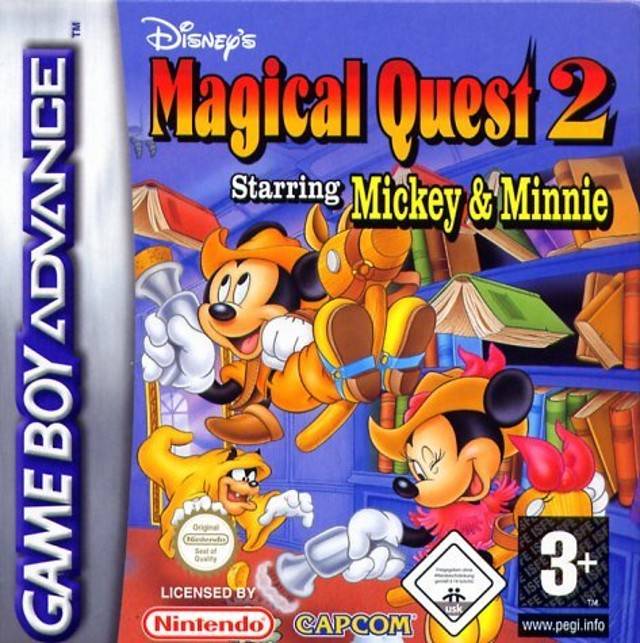 Front cover of The Great Circus Mystery starring Mickey & Minnie for Game Boy Advance