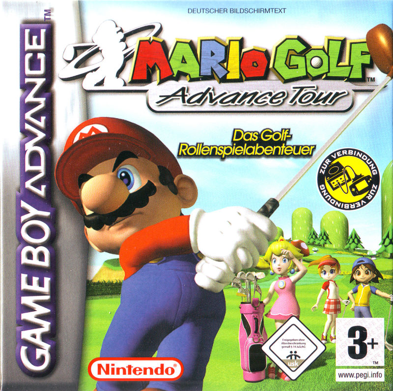Front cover of Mario Golf: Advance Tour for Game Boy Advance