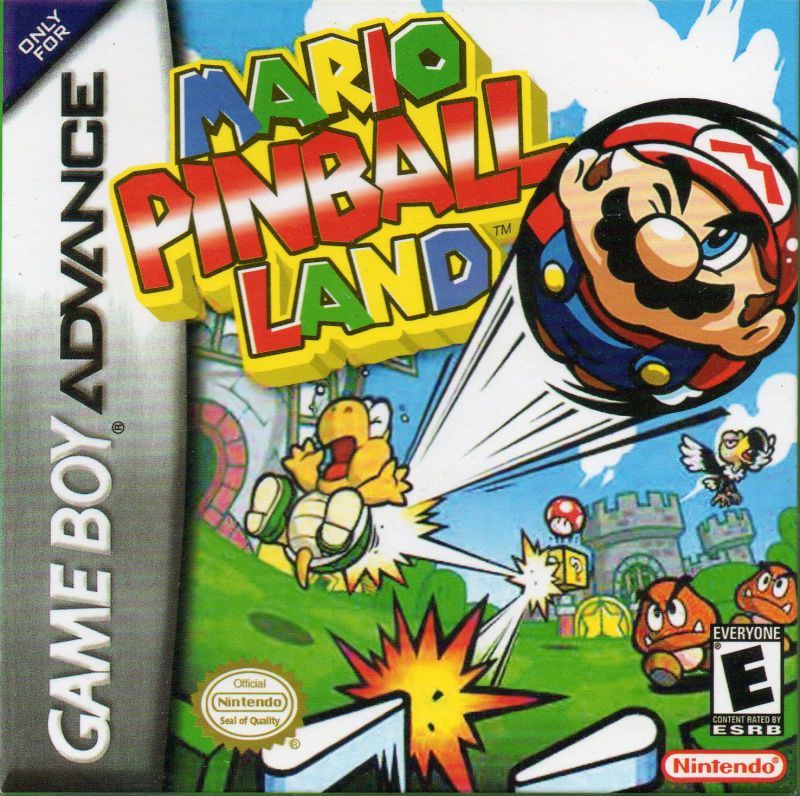 Front cover of Mario Pinball Land for Game Boy Advance