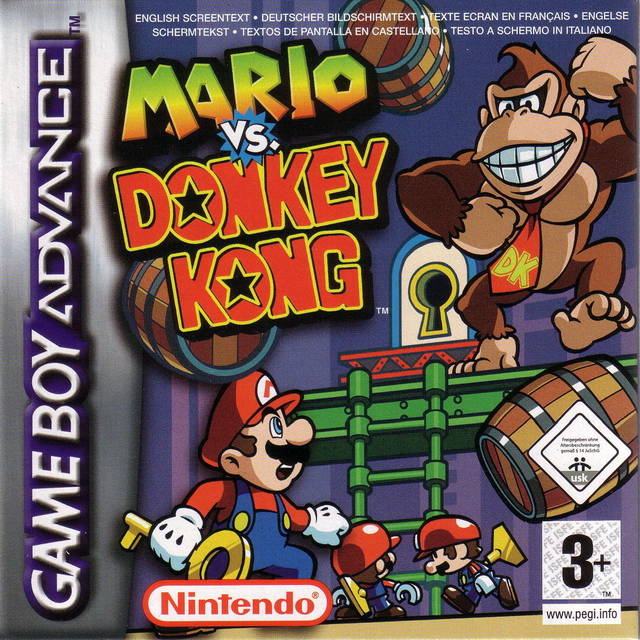 Front cover of Mario vs. Donkey Kong for Game Boy Advance