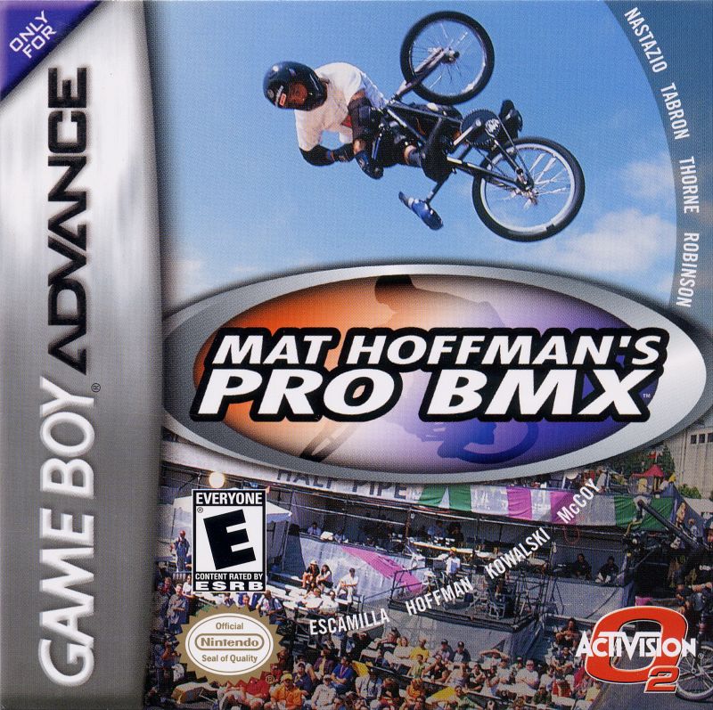 Front cover of Mat Hoffman's Pro BMX for Game Boy Advance