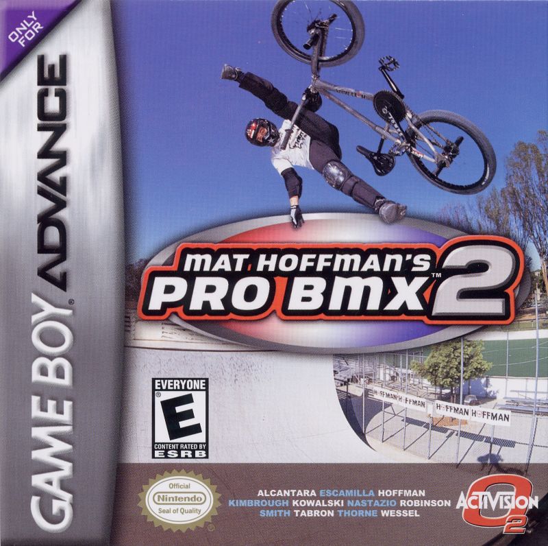 Front cover of Mat Hoffman's Pro BMX 2 for Game Boy Advance