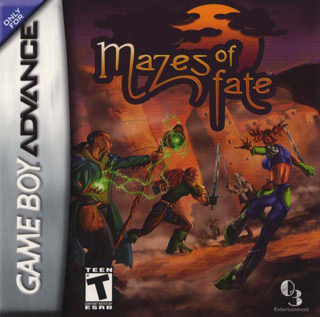 Front cover of Mazes of Fate for Game Boy Advance