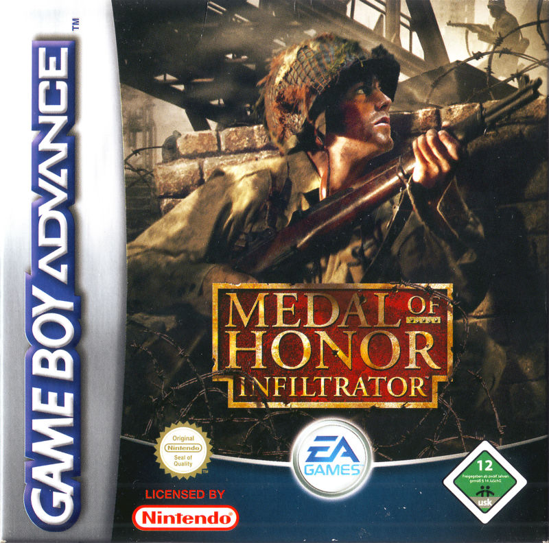 Front cover of Medal of Honor: Infiltrator for Game Boy Advance