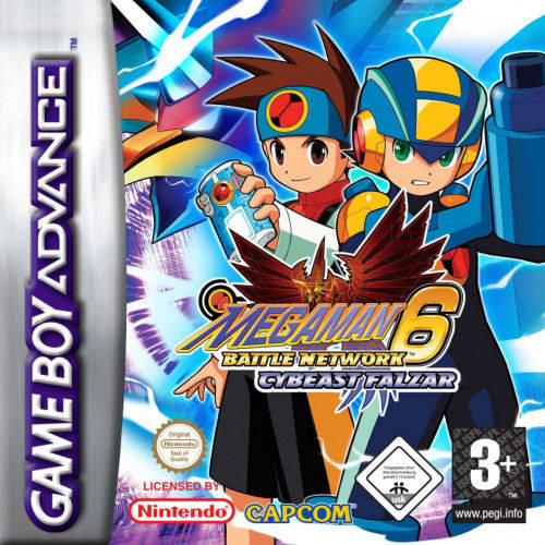 Front cover of Mega Man Battle Network 6: Cybeast Falzar for Game Boy Advance