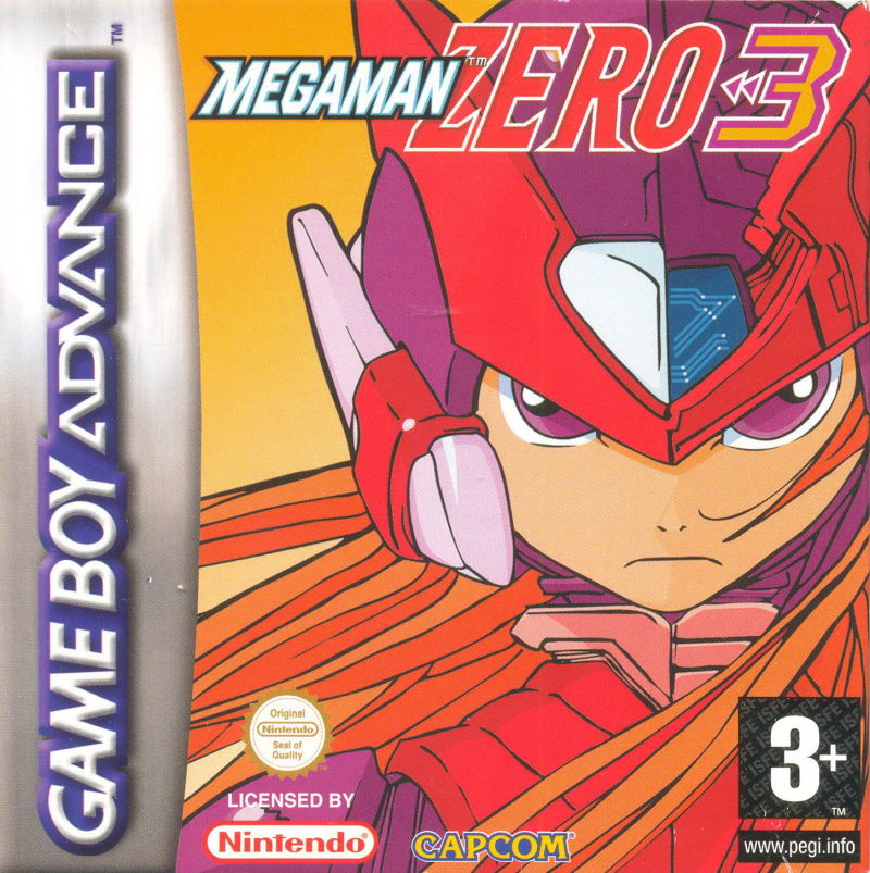 Front cover of Mega Man Zero 3 for Game Boy Advance