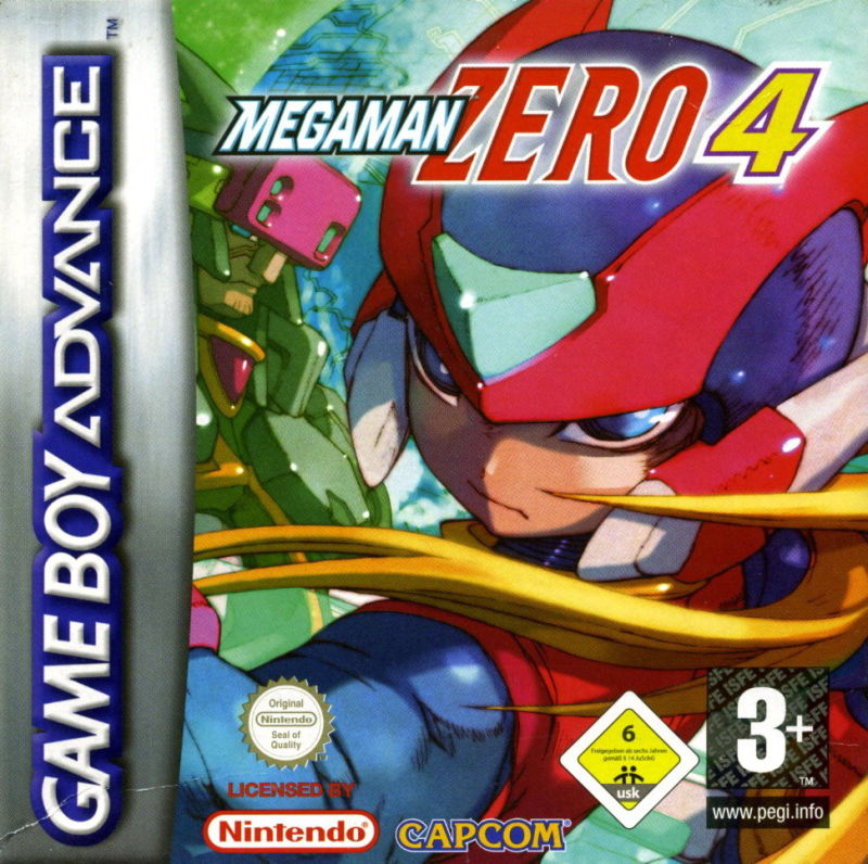 Front cover of Mega Man Zero 4 for Game Boy Advance