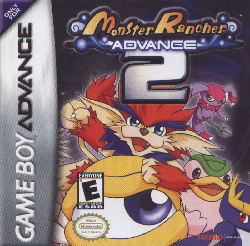Front cover of Monster Rancher Advance 2 for Game Boy Advance