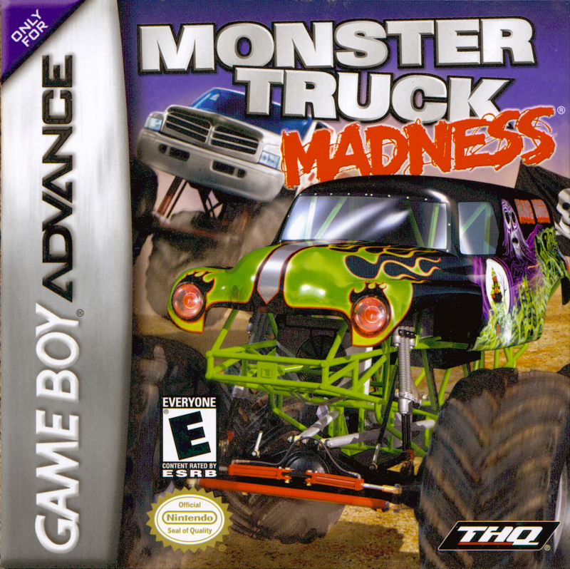 Front cover of Monster Truck Madness for Game Boy Advance