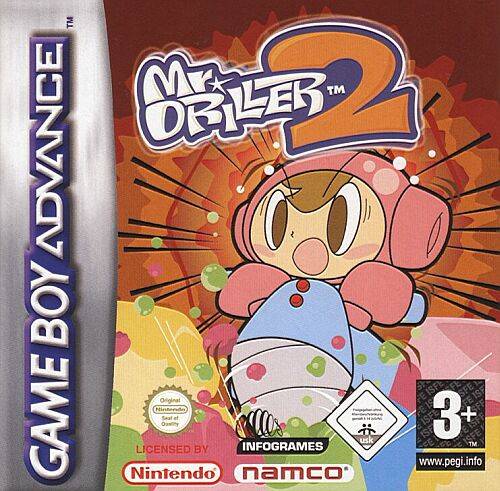 Front cover of Mr. Driller 2 for Game Boy Advance