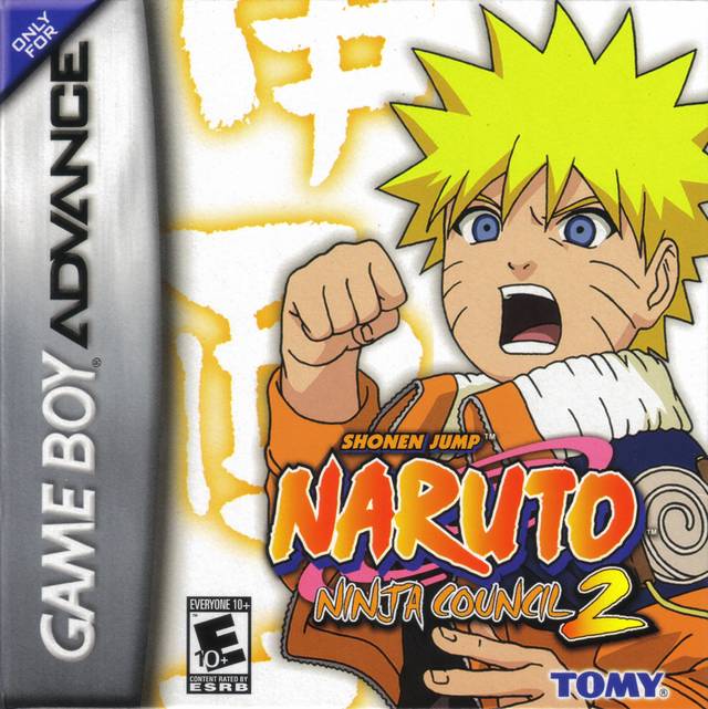 Front cover of Naruto: Ninja Council 2 for Game Boy Advance