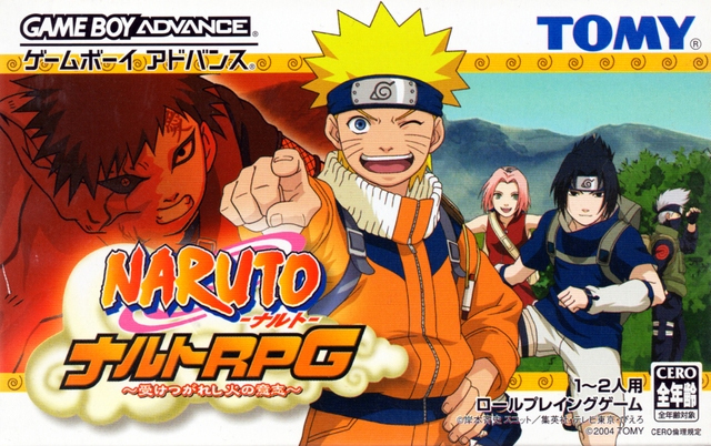 Front cover of Naruto: Path of the Ninja for Game Boy Advance