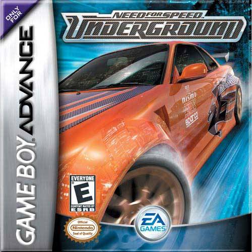 Front cover of Need for Speed: Underground for Game Boy Advance