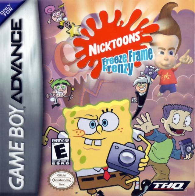 Front cover of Nicktoons: Freeze Frame Frenzy for Game Boy Advance