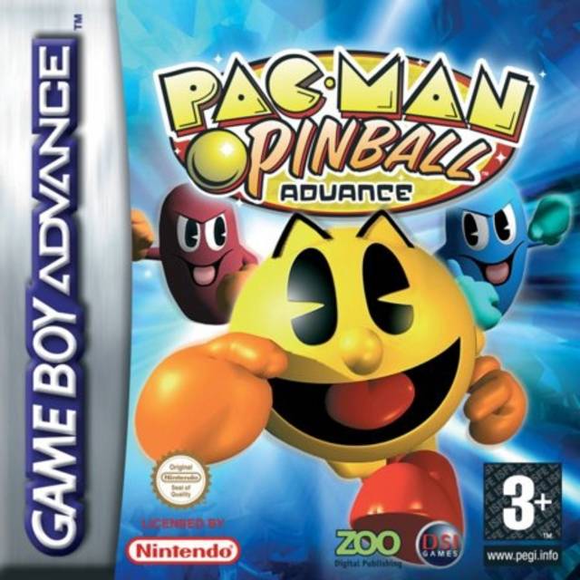 Front cover of Pac-Man Pinball Advance for Game Boy Advance