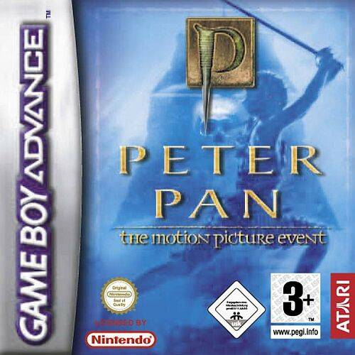 Front cover of Peter Pan: The Motion Picture Event for Game Boy Advance