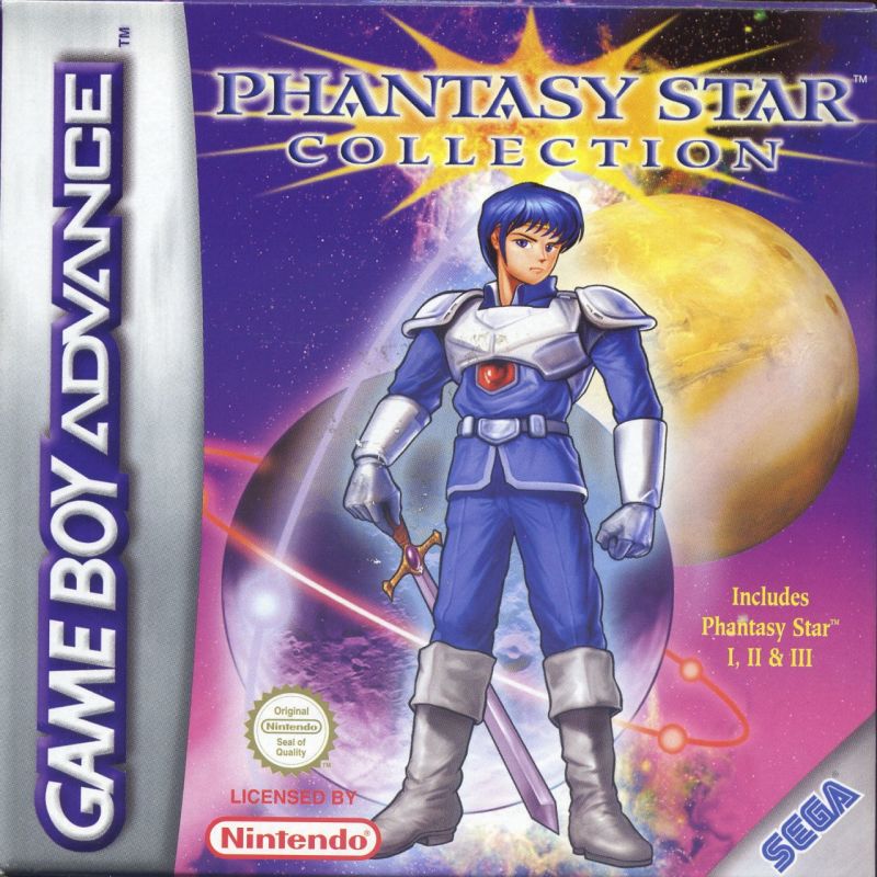 Front cover of Phantasy Star Collection for Game Boy Advance