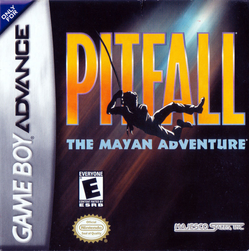 Front cover of Pitfall: The Mayan Adventure for Game Boy Advance
