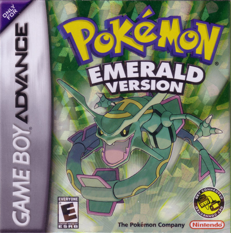Front cover of Pokémon Emerald Version for Game Boy Advance