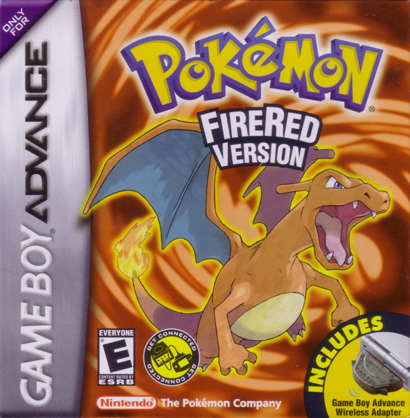 Front cover of Pokémon FireRed Version for Game Boy Advance