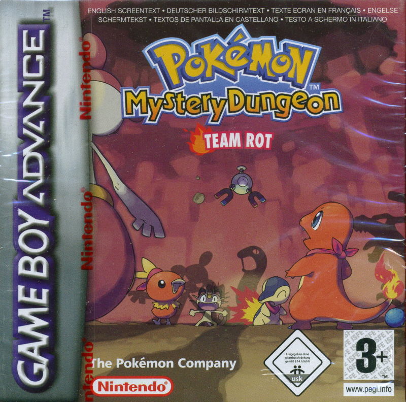 Front cover of Pokémon Mystery Dungeon: Red Rescue Team for Game Boy Advance