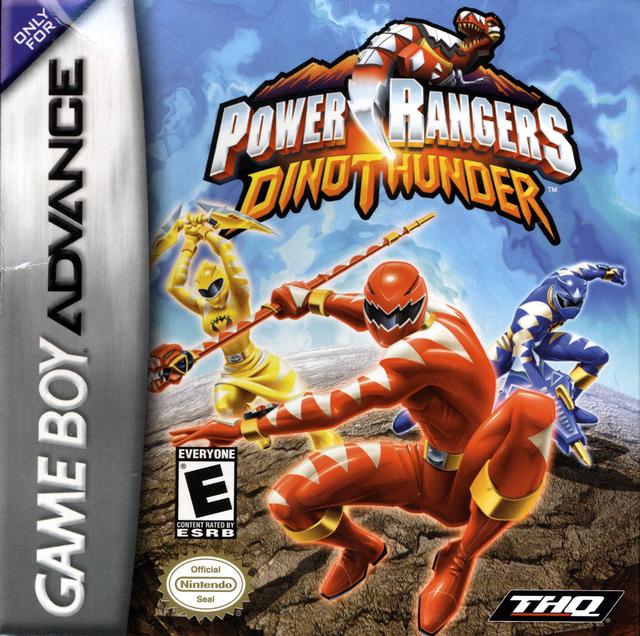 Front cover of Power Rangers: Dino Thunder for Game Boy Advance