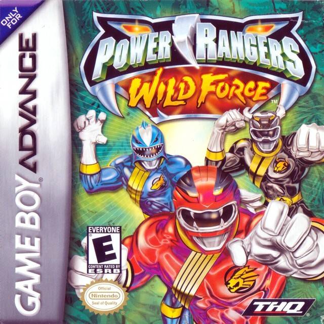 Front cover of Power Rangers: Wild Force for Game Boy Advance