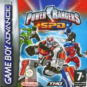 Front cover of Power Rangers S.P.D. for Game Boy Advance