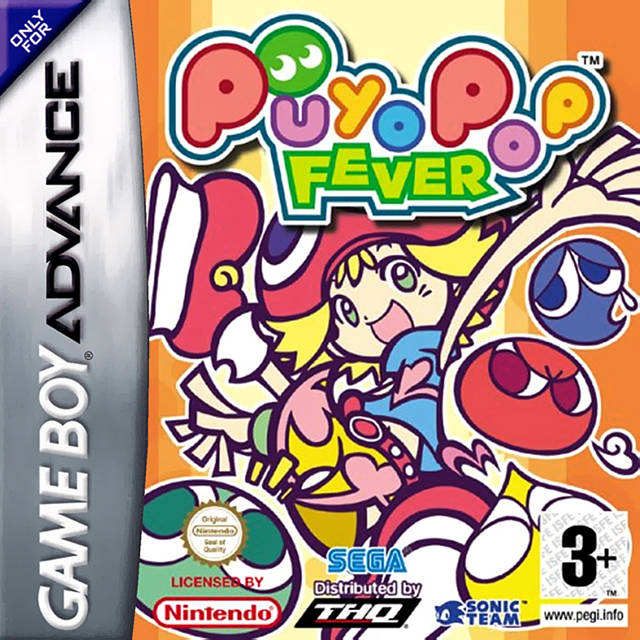 Front cover of Puyo Pop Fever for Game Boy Advance