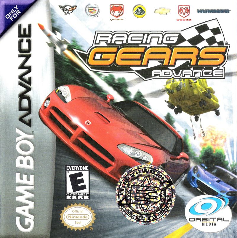 Front cover of Racing Gears Advance for Game Boy Advance