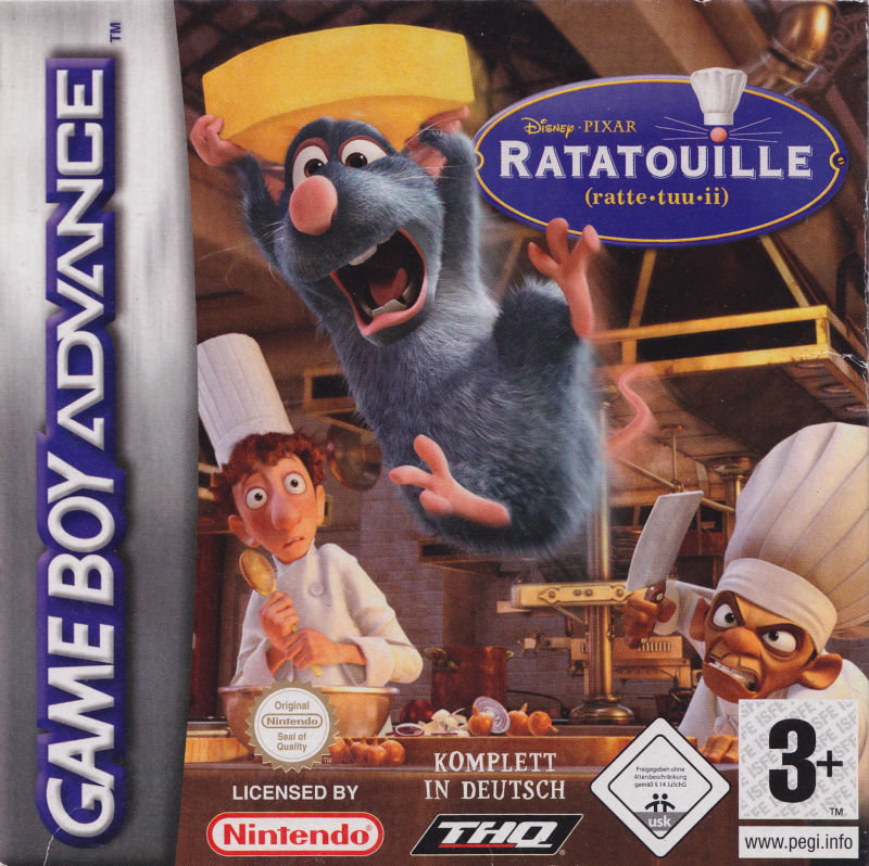 Front cover of Disney•Pixar Ratatouille for Game Boy Advance