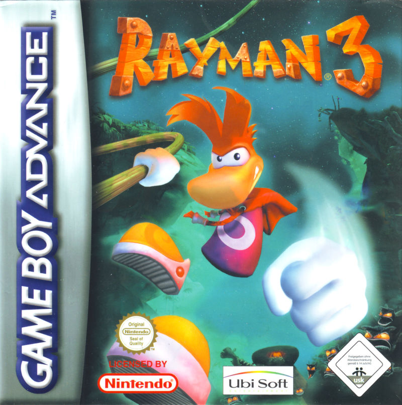 Front cover of Rayman 3 for Game Boy Advance