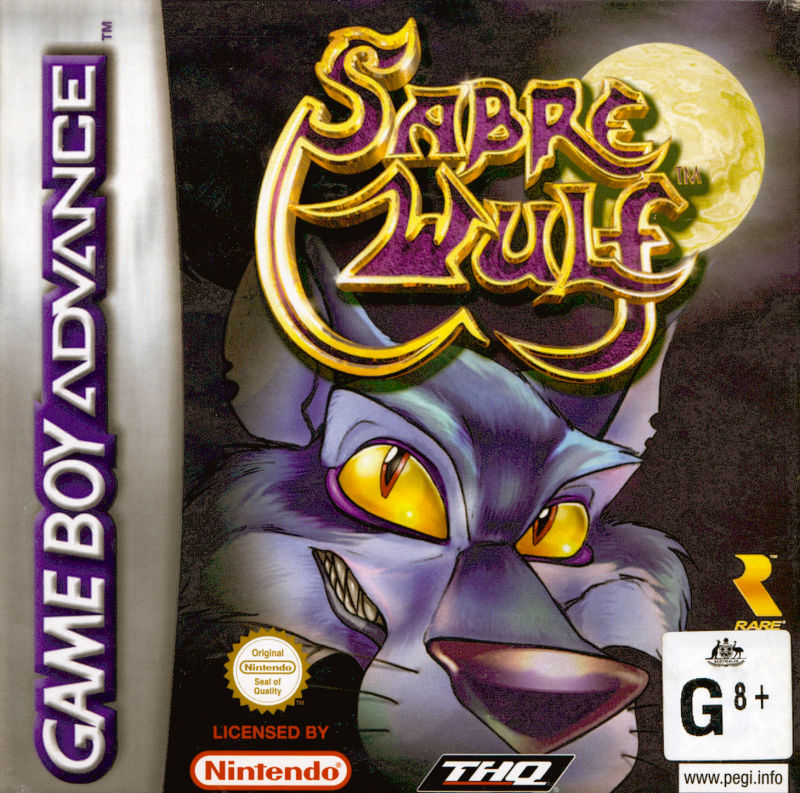 Front cover of Sabre Wulf for Game Boy Advance